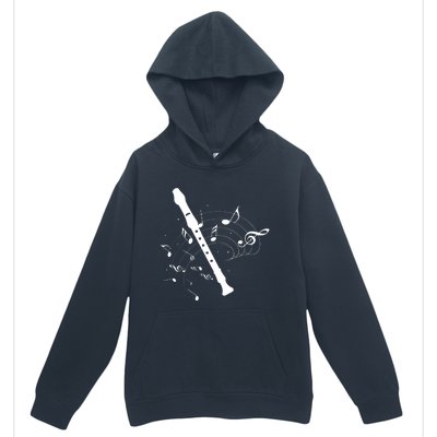 Recorder Flute Player Teacher Urban Pullover Hoodie