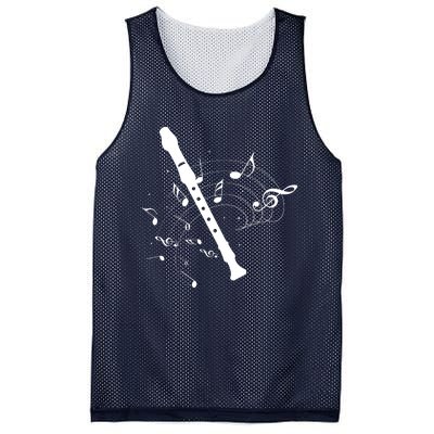 Recorder Flute Player Teacher Mesh Reversible Basketball Jersey Tank