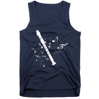 Recorder Flute Player Teacher Tank Top