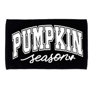 Retro Fall Pumpkin Season Microfiber Hand Towel