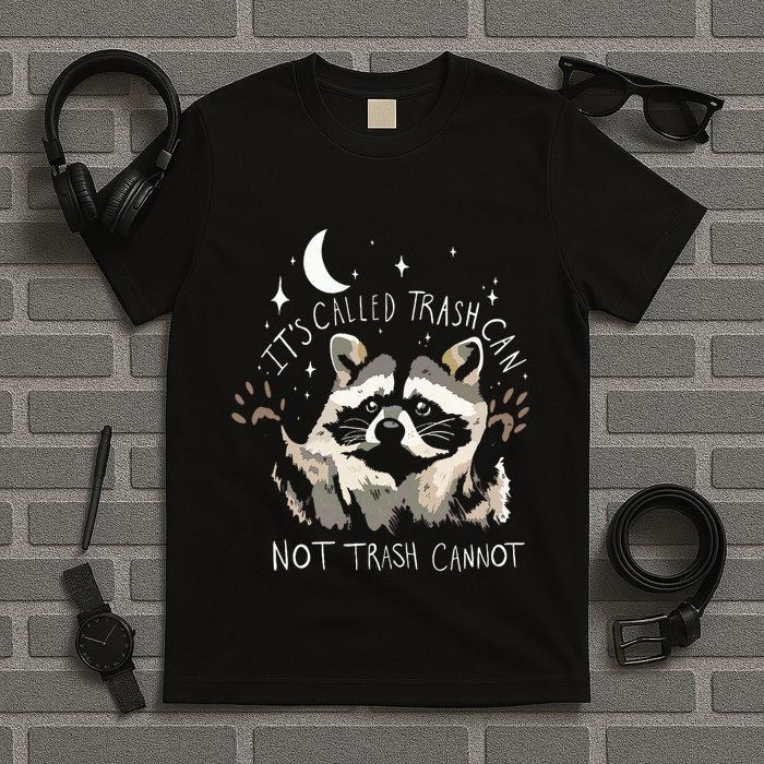 Raccoon Funny Quote ItS Called Trash Can Not Trash Cannot T-Shirt