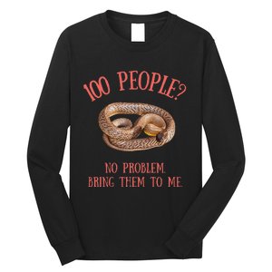 Retro Funny Quote Inland Taipan Snake Long Sleeve Shirt