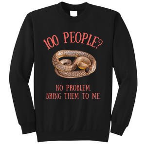 Retro Funny Quote Inland Taipan Snake Sweatshirt