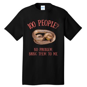 Retro Funny Quote Inland Taipan Snake Tall T-Shirt