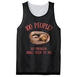 Retro Funny Quote Inland Taipan Snake Mesh Reversible Basketball Jersey Tank