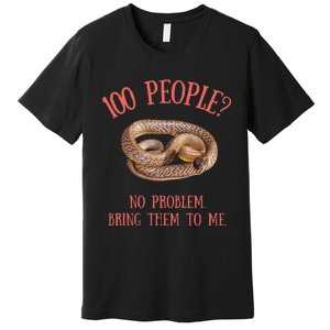 Retro Funny Quote Inland Taipan Snake Premium T-Shirt