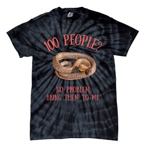 Retro Funny Quote Inland Taipan Snake Tie-Dye T-Shirt