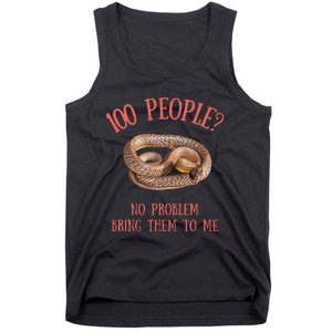 Retro Funny Quote Inland Taipan Snake Tank Top