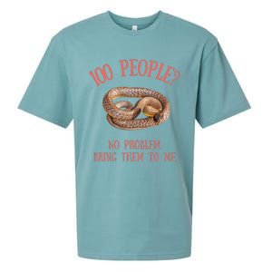 Retro Funny Quote Inland Taipan Snake Sueded Cloud Jersey T-Shirt