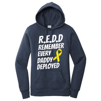 Red Friday Remember Everyone Deployed Military Gift Women's Pullover Hoodie