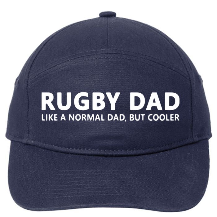 Rugby Father Rugby Dad 7-Panel Snapback Hat