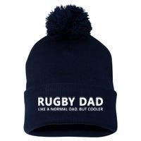 Rugby Father Rugby Dad Pom Pom 12in Knit Beanie