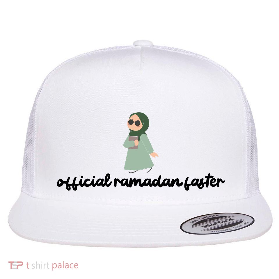 Ramadan Faster Flat Bill Trucker Hat