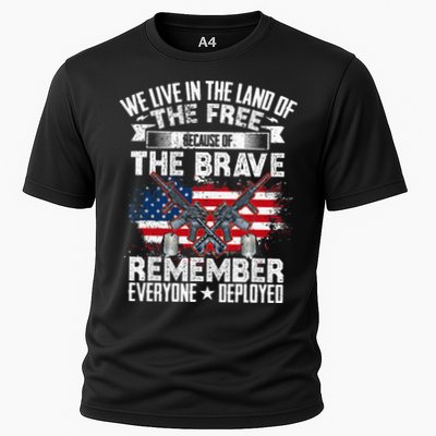 Red Friday Remember Everyone Deployed USA Flag Military Performance Shirt