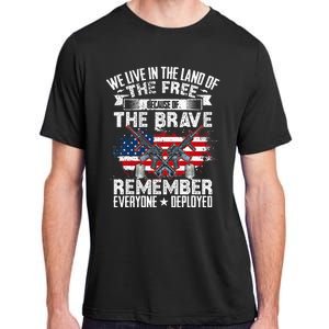 Red Friday Remember Everyone Deployed USA Flag Military Adult ChromaSoft Performance T-Shirt