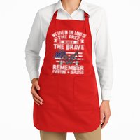Red Friday Remember Everyone Deployed USA Flag Military Apron