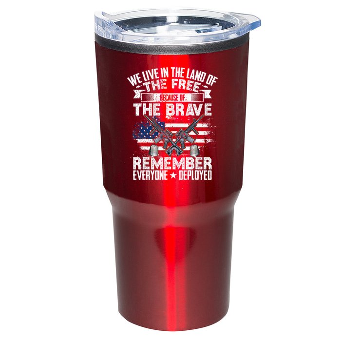 Red Friday Remember Everyone Deployed USA Flag Military Tumbler
