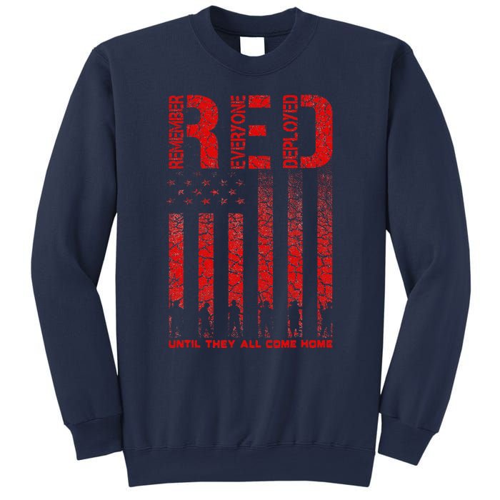 Red Friday Remember Everyone Deployed Every Friday Veterans Sweatshirt