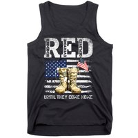 RED Friday Remember Everyone Deployed Every Friday Veterans Tank Top