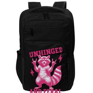 Retro Funny Raccoon Impact Tech Backpack