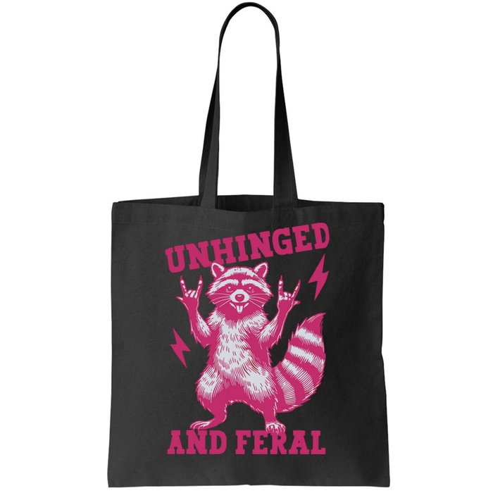 Retro Funny Raccoon Tote Bag