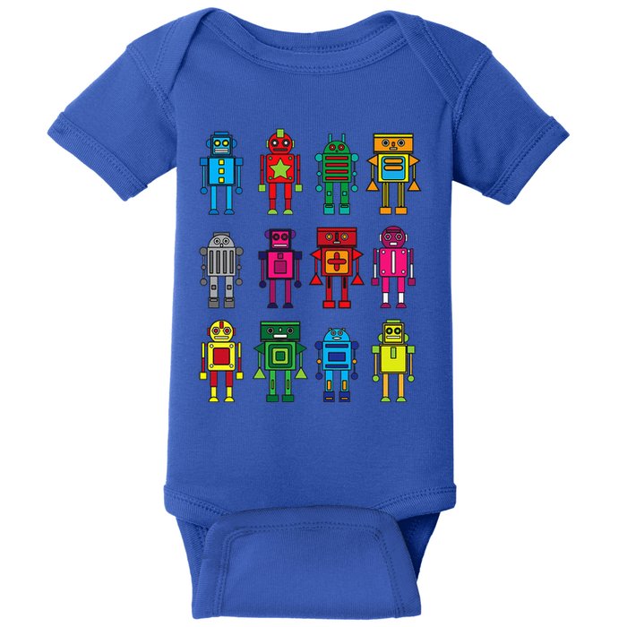 Robot Funny Robot Technology Baby Bodysuit