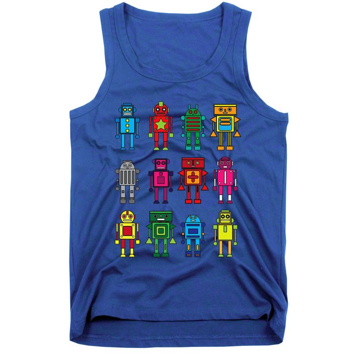 Robot Funny Robot Technology Tank Top