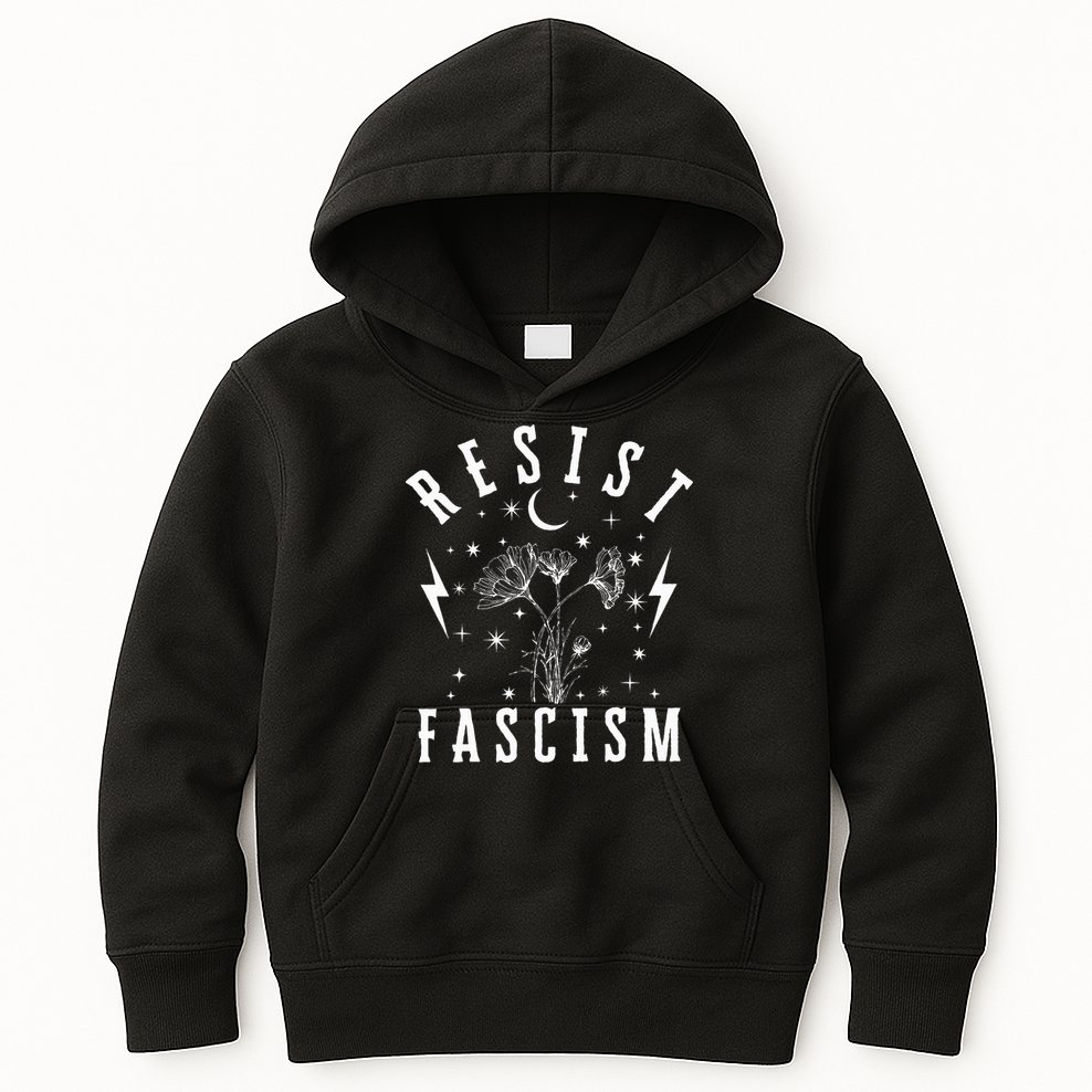 Resist Fascism Kids Hoodie