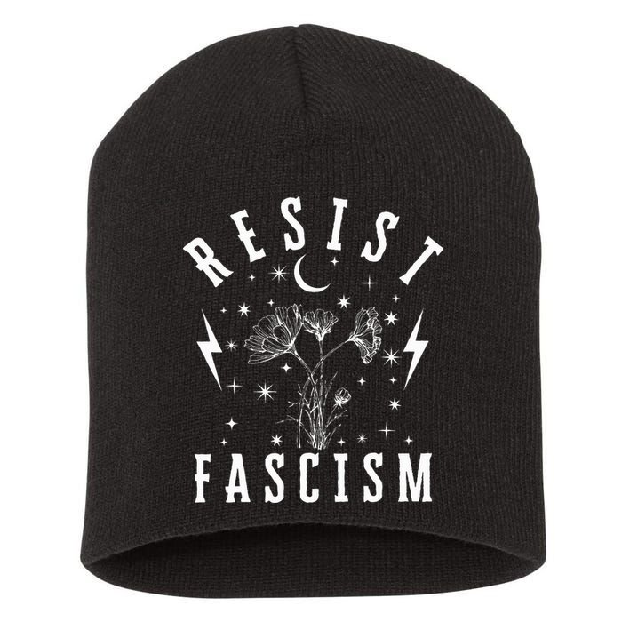 Resist Fascism Short Acrylic Beanie