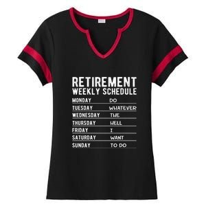 Retired Funny Retirement Gift Ladies Halftime Notch Neck Tee