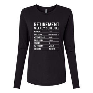 Retired Funny Retirement Gift Womens Cotton Relaxed Long Sleeve T-Shirt