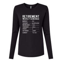 Retired Funny Retirement Gift Womens Cotton Relaxed Long Sleeve T-Shirt