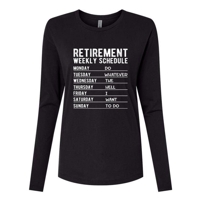 Retired Funny Retirement Gift Womens Cotton Relaxed Long Sleeve T-Shirt