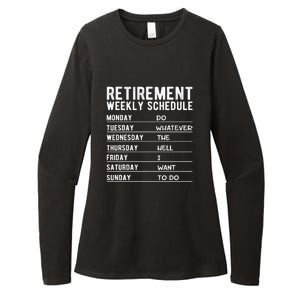 Retired Funny Retirement Gift Womens CVC Long Sleeve Shirt