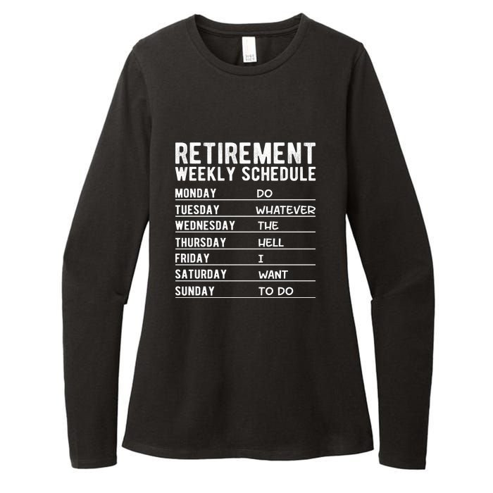 Retired Funny Retirement Gift Womens CVC Long Sleeve Shirt