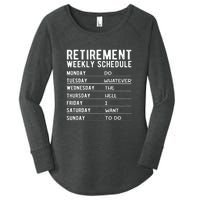 Retired Funny Retirement Gift Women's Perfect Tri Tunic Long Sleeve Shirt