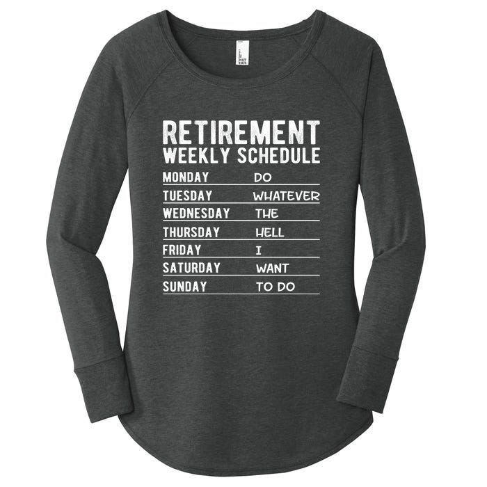 Retired Funny Retirement Gift Women's Perfect Tri Tunic Long Sleeve Shirt