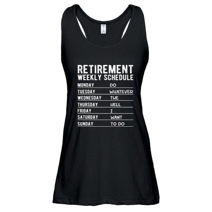 Retired Funny Retirement Gift Ladies Essential Flowy Tank