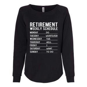 Retired Funny Retirement Gift Womens California Wash Sweatshirt