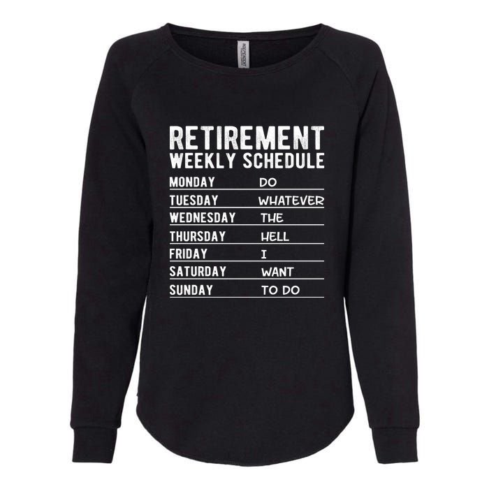 Retired Funny Retirement Gift Womens California Wash Sweatshirt