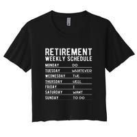 Retired Funny Retirement Gift Women's Crop Top Tee