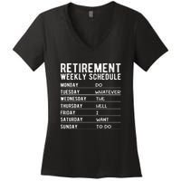 Retired Funny Retirement Gift Women's V-Neck T-Shirt