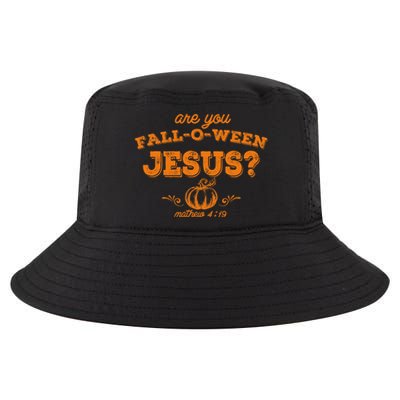 Retro Fall Religious Bible Matthew Are You Falloween Jesus Cool Comfort Performance Bucket Hat