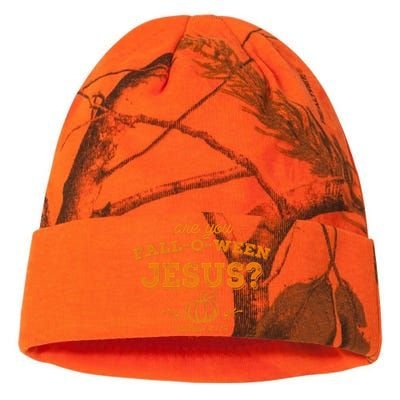 Retro Fall Religious Bible Matthew Are You Falloween Jesus Kati Licensed 12" Camo Beanie