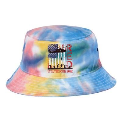 RED Friday Remember Everyone Deployed US Flag Military Army Tie Dye Newport Bucket Hat