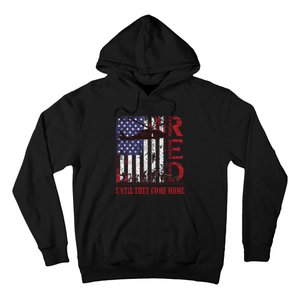 RED Friday Remember Everyone Deployed US Flag Military Army Hoodie