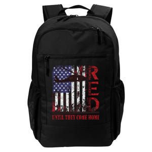 RED Friday Remember Everyone Deployed US Flag Military Army Daily Commute Backpack