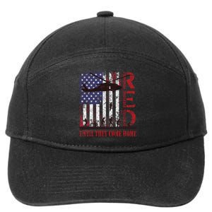 RED Friday Remember Everyone Deployed US Flag Military Army 7-Panel Snapback Hat