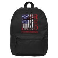 RED Friday Remember Everyone Deployed US Flag Military Army 16 in Basic Backpack