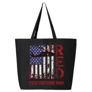 RED Friday Remember Everyone Deployed US Flag Military Army 25L Jumbo Tote